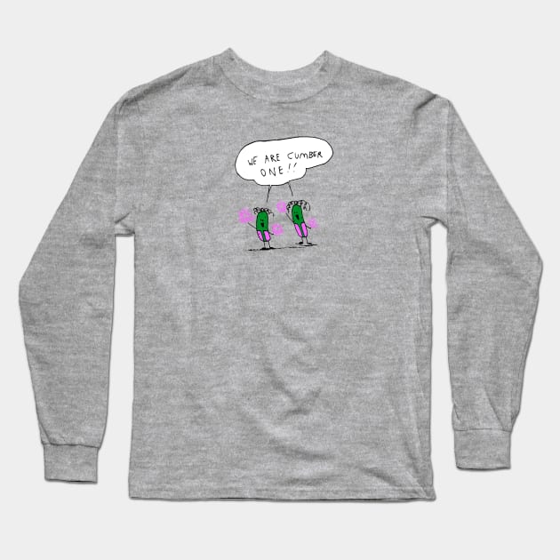 We are cumber one! Long Sleeve T-Shirt by Little Tiny Spark
